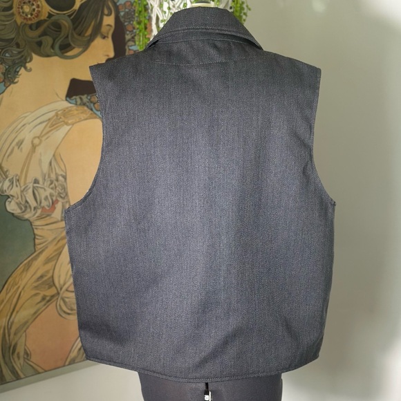 Filson Whipcord Western Vest Virgin Wool Mackinaw Pockets USA Style 10064 Sz XL - Picture 4 of 9